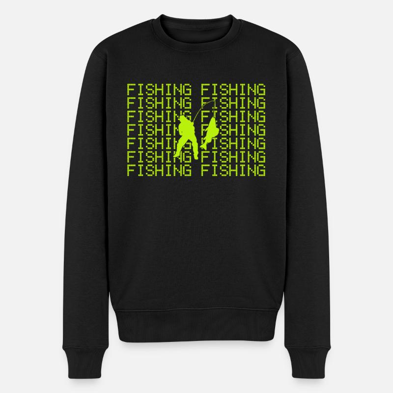 Pêche - Pull Premium bio Homme - noir