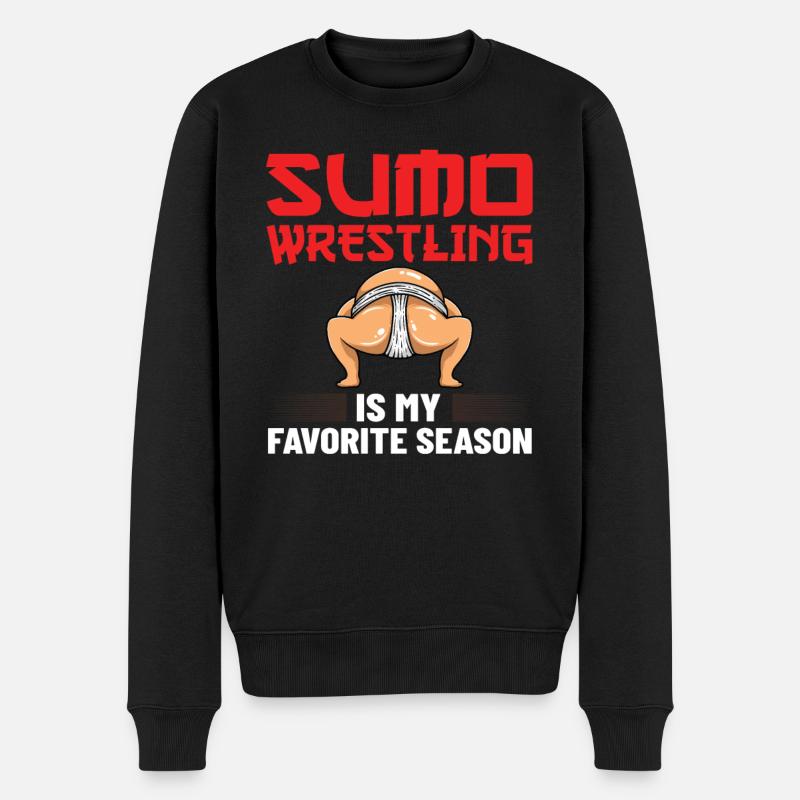 Sumo Wrestling Ringkamp Wrestling Mawashi - Pull Premium bio Homme - noir