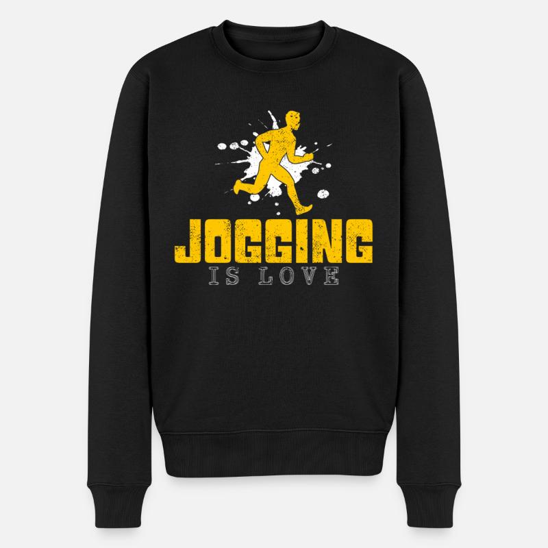 Dicton de jogging - Pull Premium bio Homme - noir