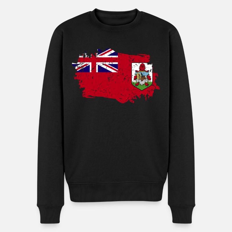 Annonces Flag Grunge Annonces Flag - Pull Premium bio Homme - noir