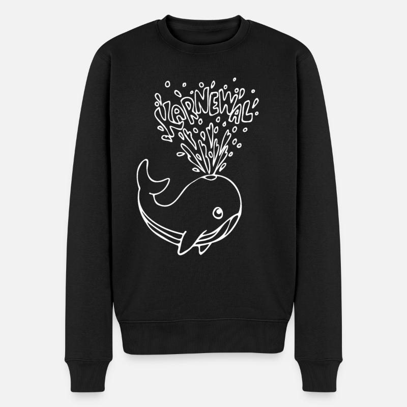 Karneval Fasching Karnewal Konfetti Köln - Männer Premium Bio Pullover - Schwarz