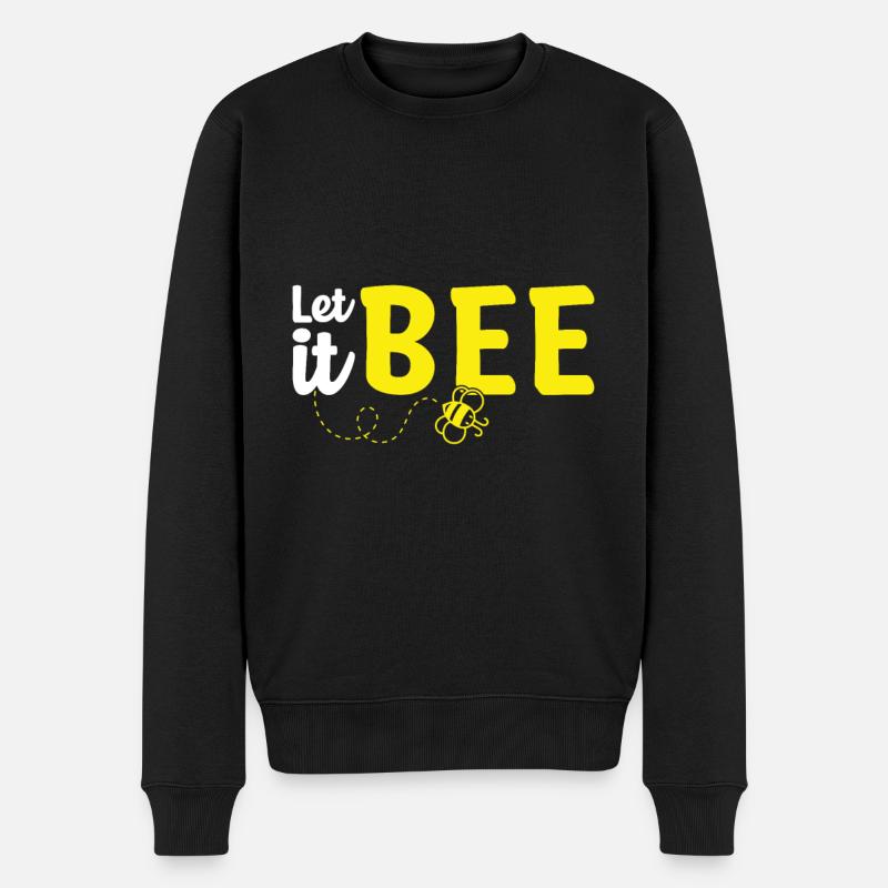 Bienen Honigbiene Bienenzüchter Imker Geschenk - Männer Premium Bio Pullover - Schwarz