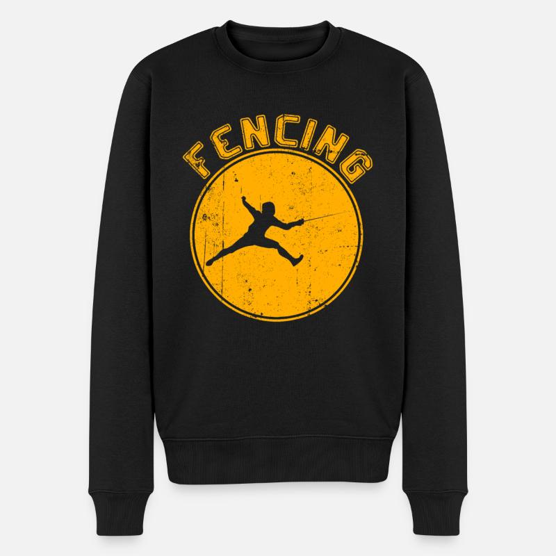 Escrime - Pull Premium bio Homme - noir