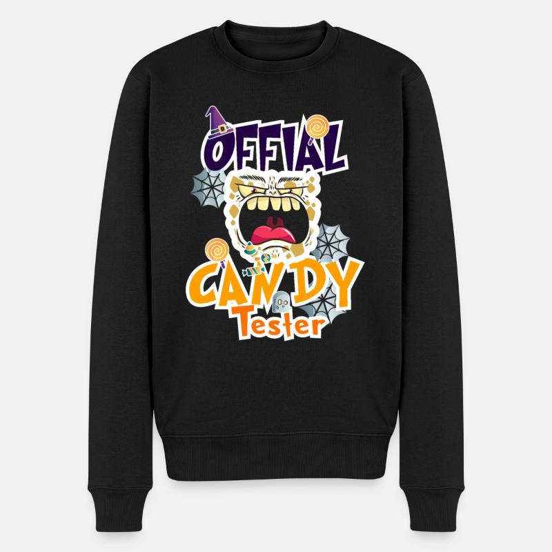 Candy Tester Lollipop Candy Halloween - Pull Premium bio Homme - noir