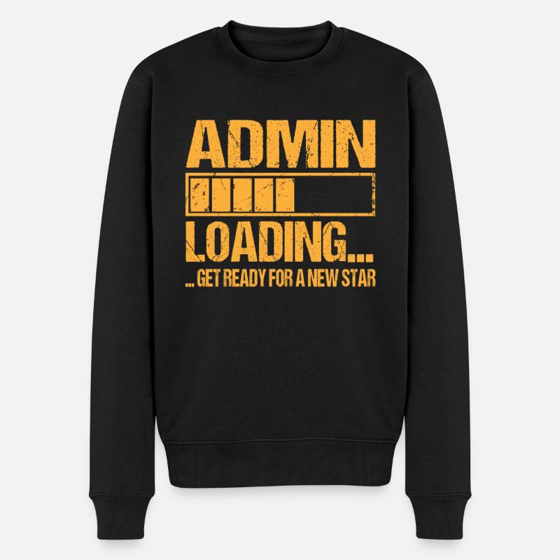 Admin loading Admin Training - Men's Premium Organic Jumper - black