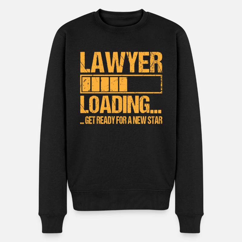 Anwalt loading Anwalt Ausbildung - Männer Premium Bio Pullover - Schwarz