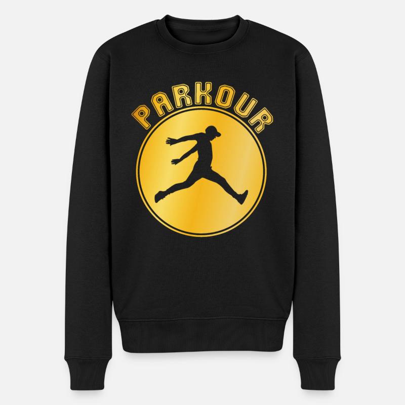 Parkour - Pull Premium bio Homme - noir