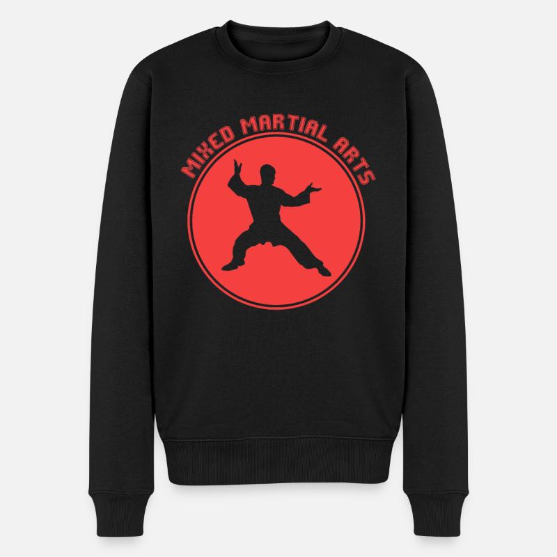 Kampfsport - Männer Premium Bio Pullover - Schwarz