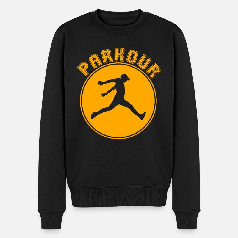 Parkour - Pull Premium bio Homme - noir