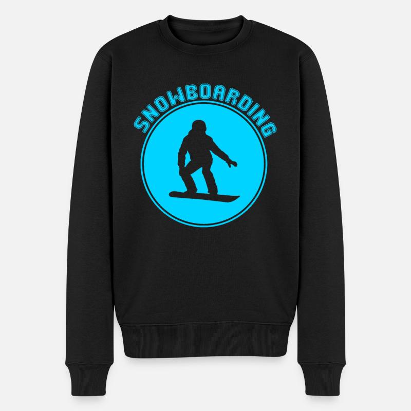 Snowboard - Pull Premium bio Homme - noir