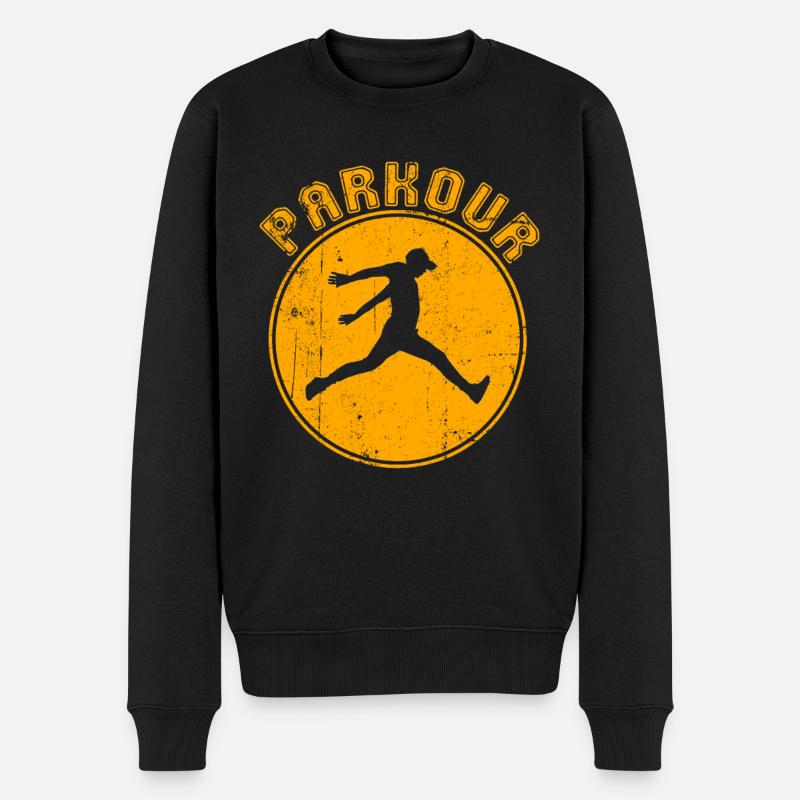 Parkour - Pull Premium bio Homme - noir