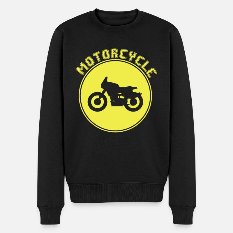 Motocyclette - Pull Premium bio Homme - noir