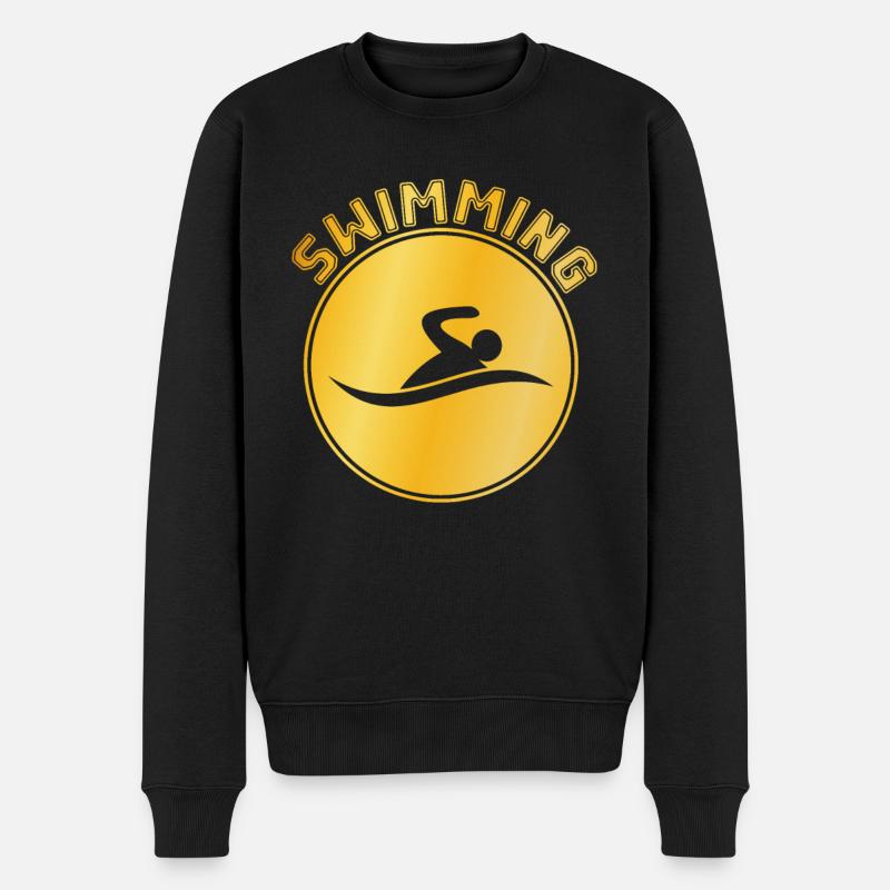 Nager - Pull Premium bio Homme - noir