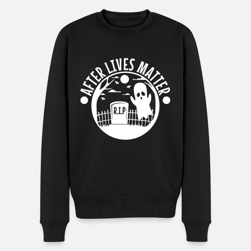 After Lives Matter - Männer Premium Bio Pullover - Schwarz