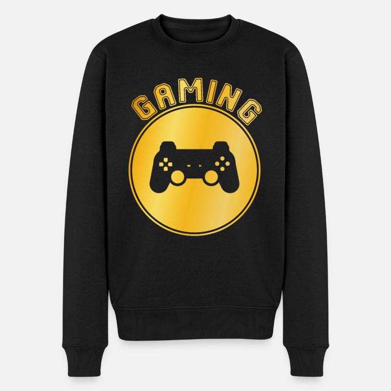 Jeu - Pull Premium bio Homme - noir