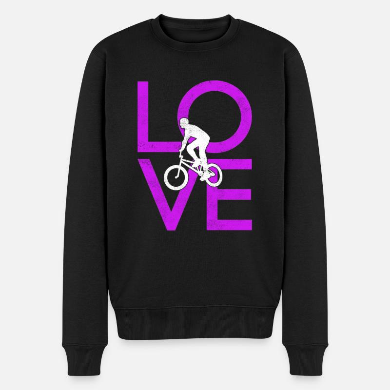 Le BMX - Pull Premium bio Homme - noir