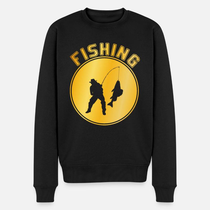 Pêche - Pull Premium bio Homme - noir