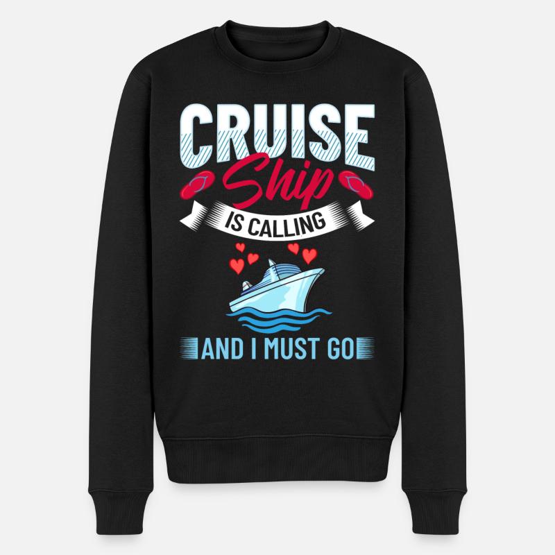 Croisière Croisière Croisière Croisière - Pull Premium bio Homme - noir