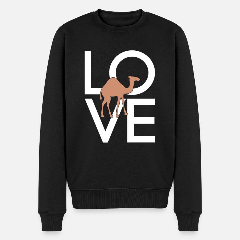 Dromadaire - Pull Premium bio Homme - noir