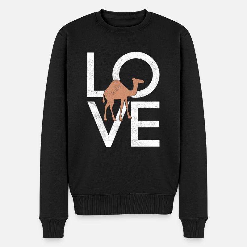 Dromadaire - Pull Premium bio Homme - noir