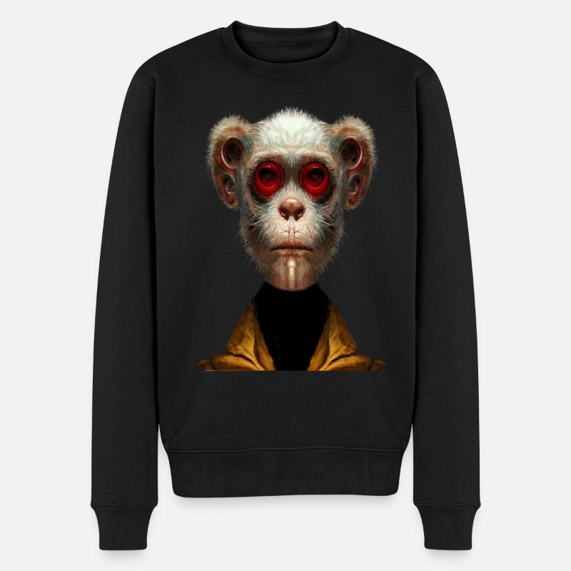 Singe moderne - Pull Premium bio Homme - noir