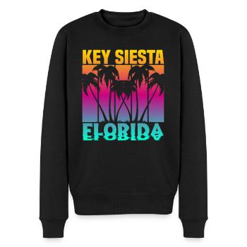 Key Siesta Floride - Pull Premium bio Homme - noir - Devant - Nico (187cm)