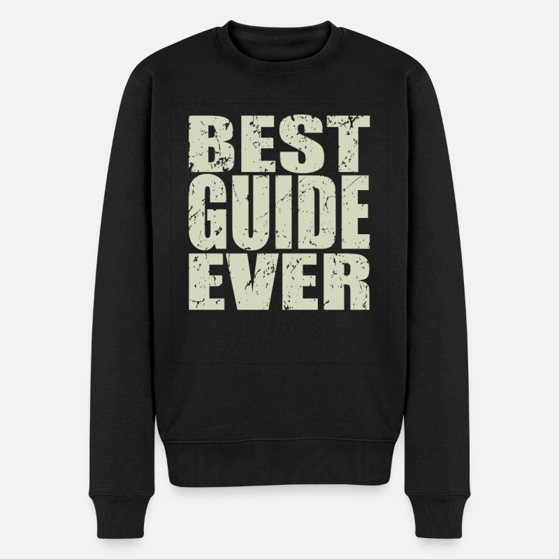Meilleur guide jamais Guide Cadeau - Pull Premium bio Homme - noir