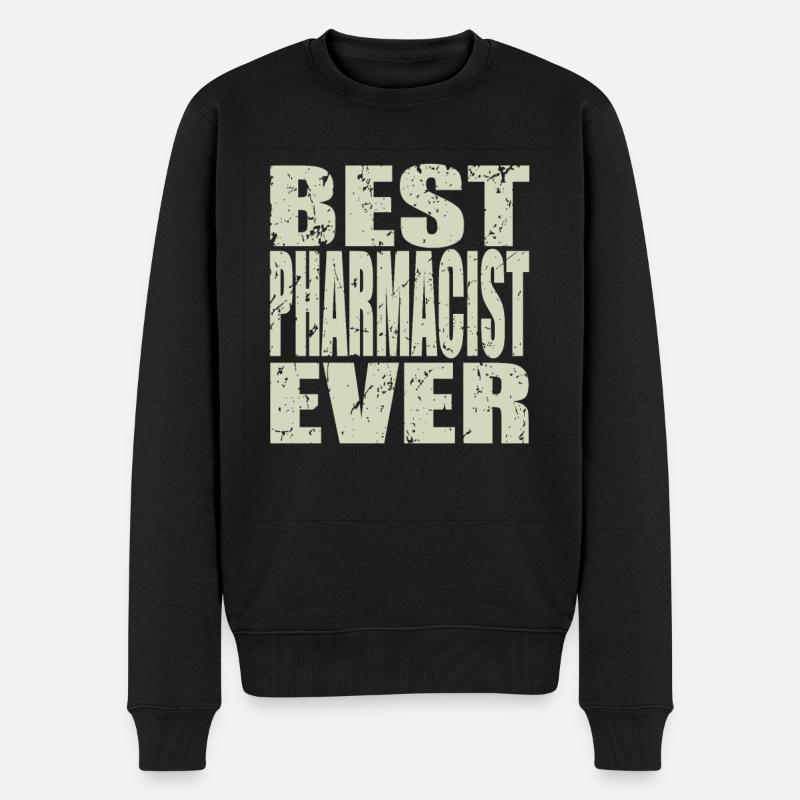 Best Apotheker ever - Männer Premium Bio Pullover - Schwarz