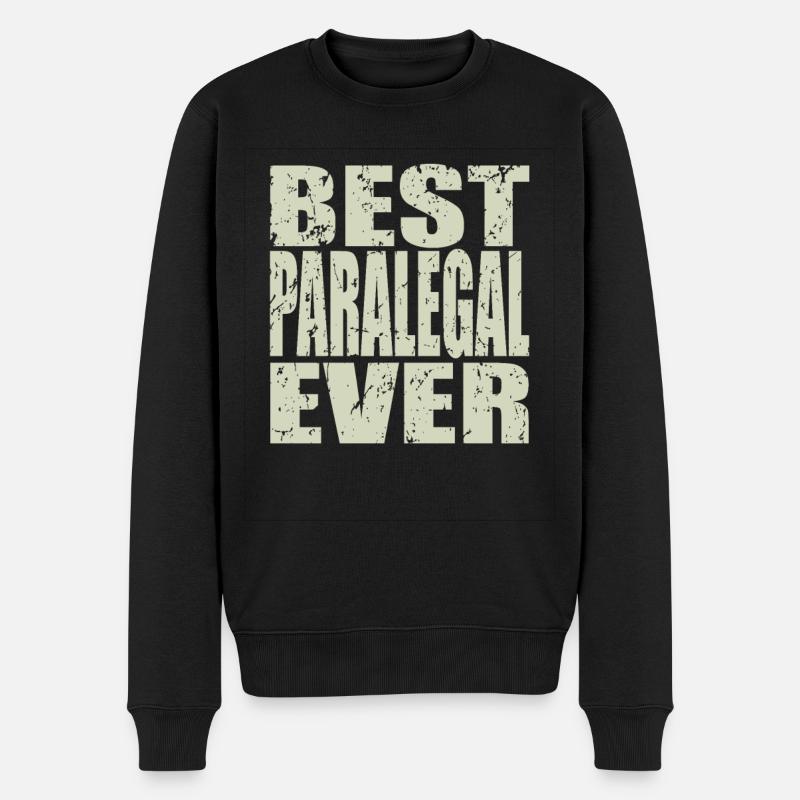 Best Rechtsanwaltsfachangestellte ever - Männer Premium Bio Pullover - Schwarz