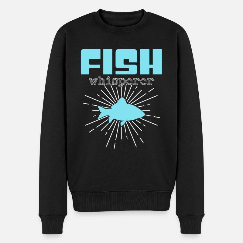 chuchoteur de poisson - Pull Premium bio Homme - noir