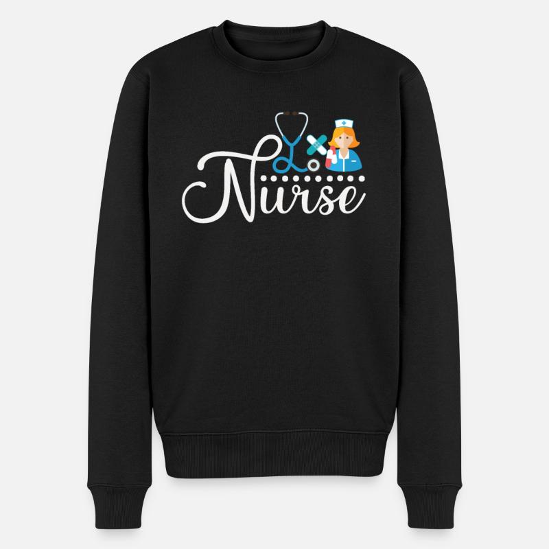 Infirmier - Pull Premium bio Homme - noir