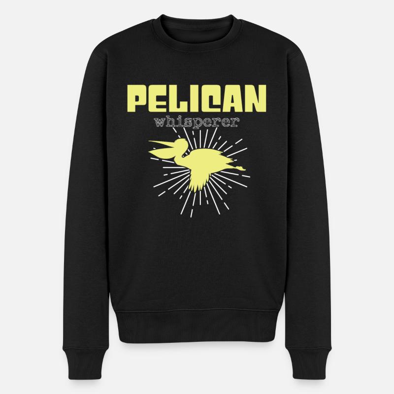 Pelikan Chuchoteur - Pull Premium bio Homme - noir