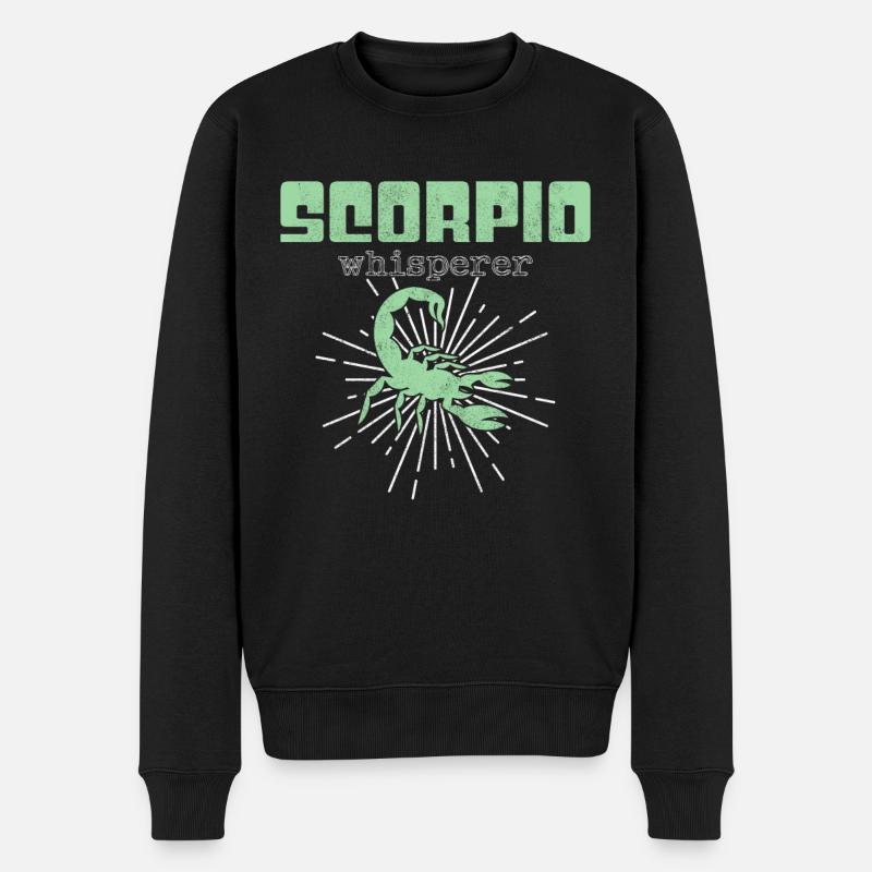 Chuchoteur de Scorpion - Pull Premium bio Homme - noir