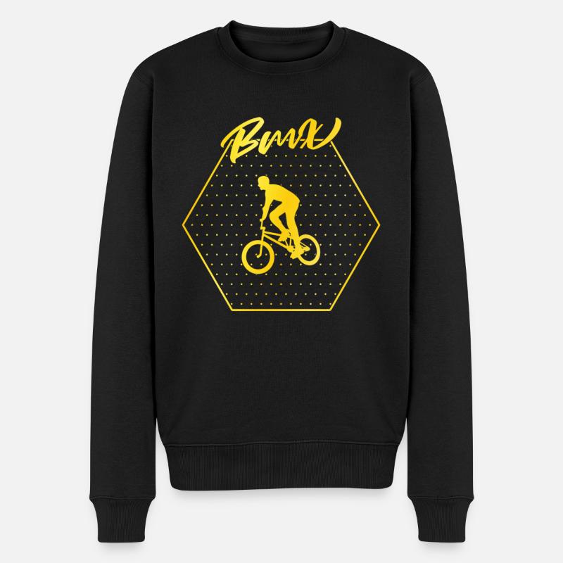 bmx - Pull Premium bio Homme - noir