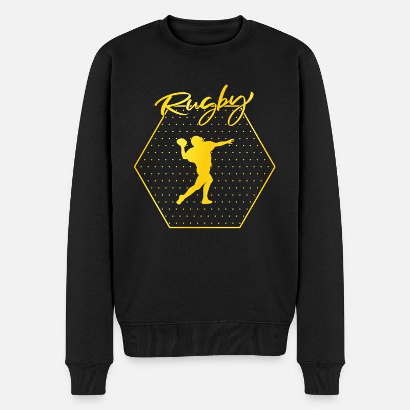Rugby - Pull Premium bio Homme - noir