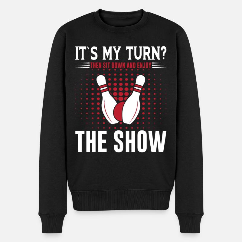 Bowling - Pull Premium bio Homme - noir