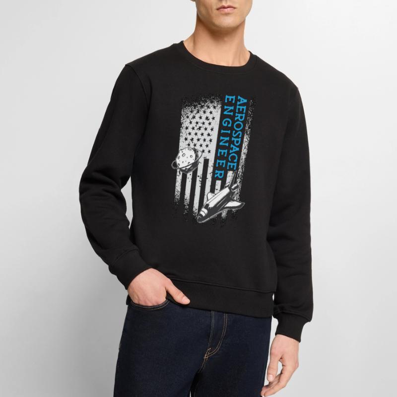 Aerospace Engineer Engineering Space Rocket Männer Premium Bio Pullover