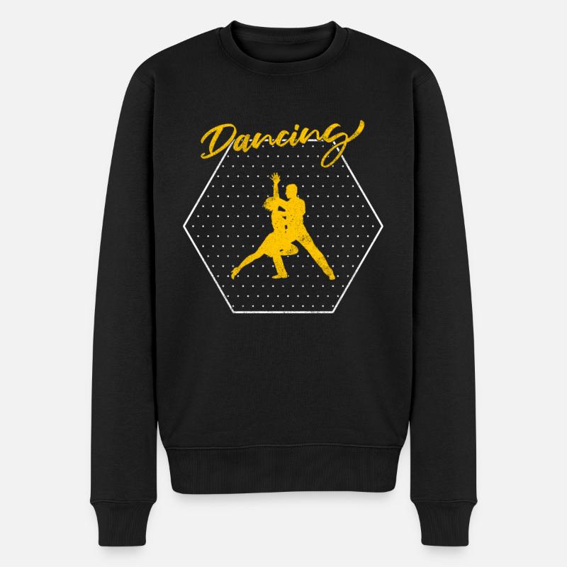 Tanzen - Männer Premium Bio Pullover - Schwarz