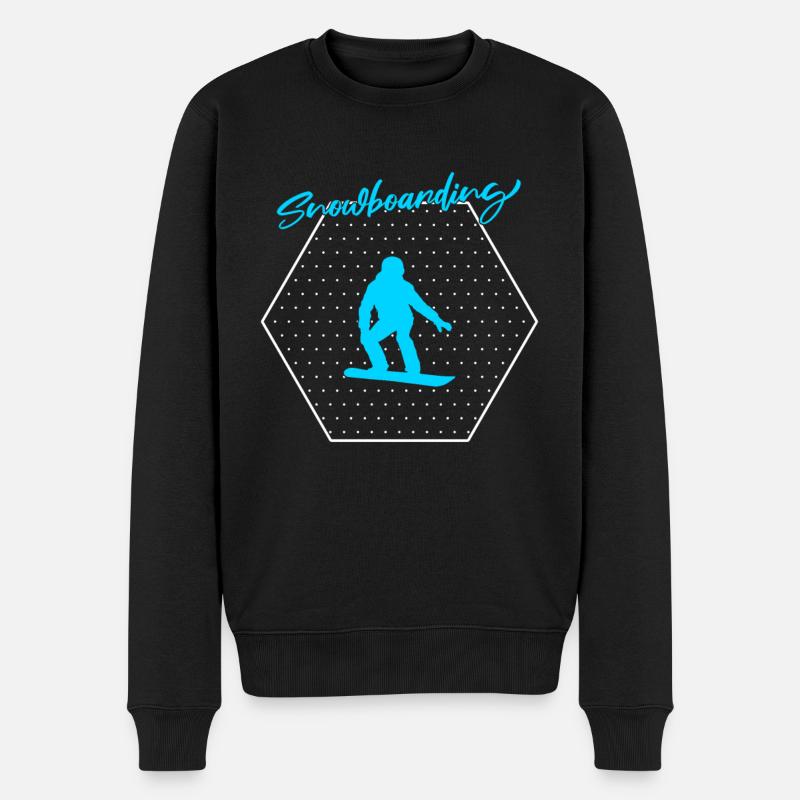 Snowboard - Pull Premium bio Homme - noir