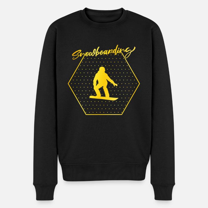 Snowboard - Pull Premium bio Homme - noir