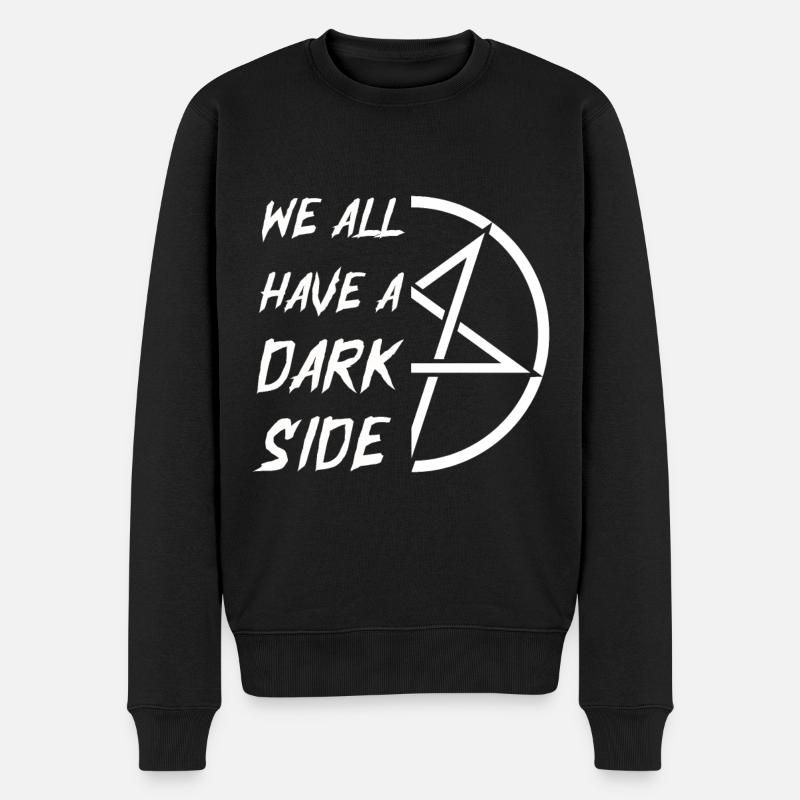 Halloween - Männer Premium Bio Pullover - Schwarz