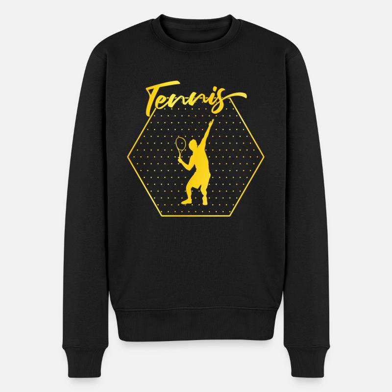 Tennis - Pull Premium bio Homme - noir