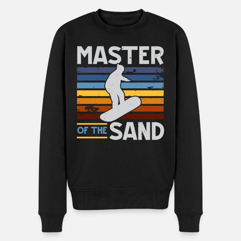 Maître du Sandboard Sandboard - Pull Premium bio Homme - noir