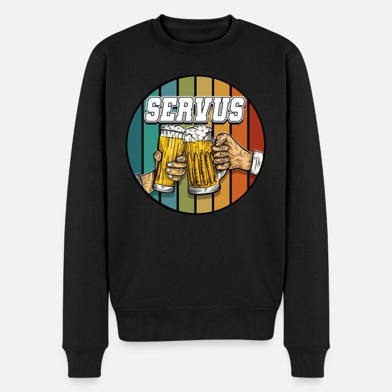 Servus - Pull Premium bio Homme - noir