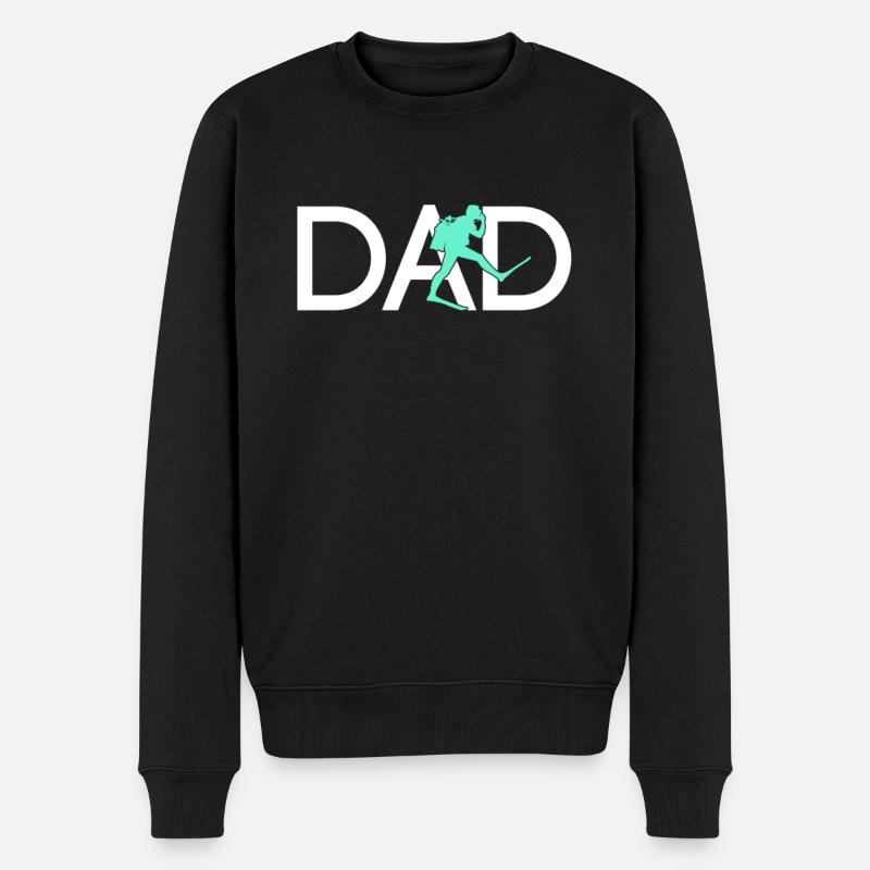 Papa plongeur - Pull Premium bio Homme - noir