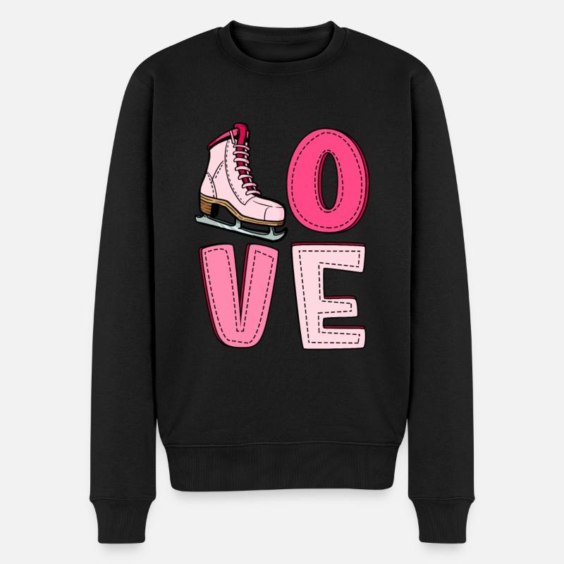 Patinage - Pull Premium bio Homme - noir