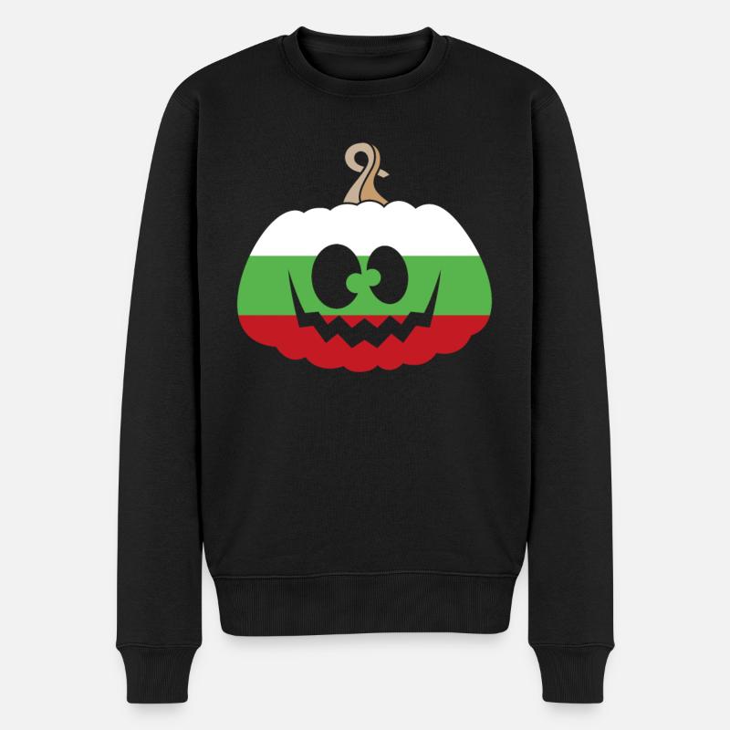 Hongrie Halloween Citrouille - Pull Premium bio Homme - noir