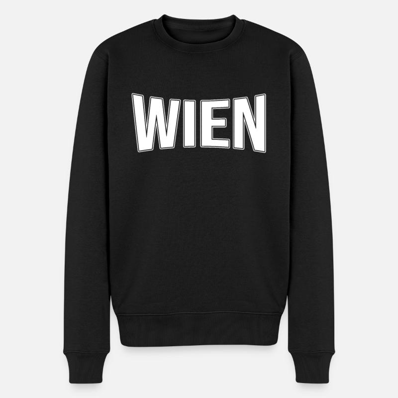 Vienne - Pull Premium bio Homme - noir