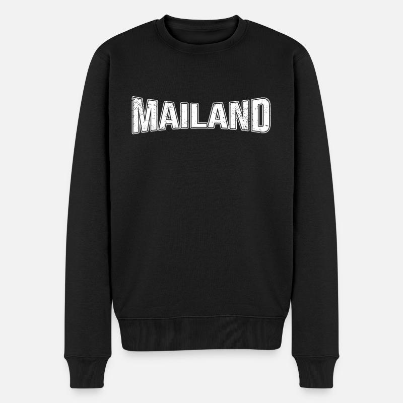 Milan - Pull Premium bio Homme - noir
