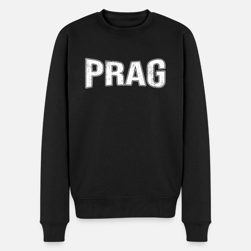 Prague - Pull Premium bio Homme - noir